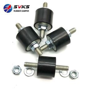 Amortecedor de borracha natural com parafuso para máquina em execução