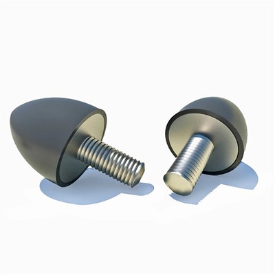 Amortecedor de borracha cônico para montagem em amortecedor